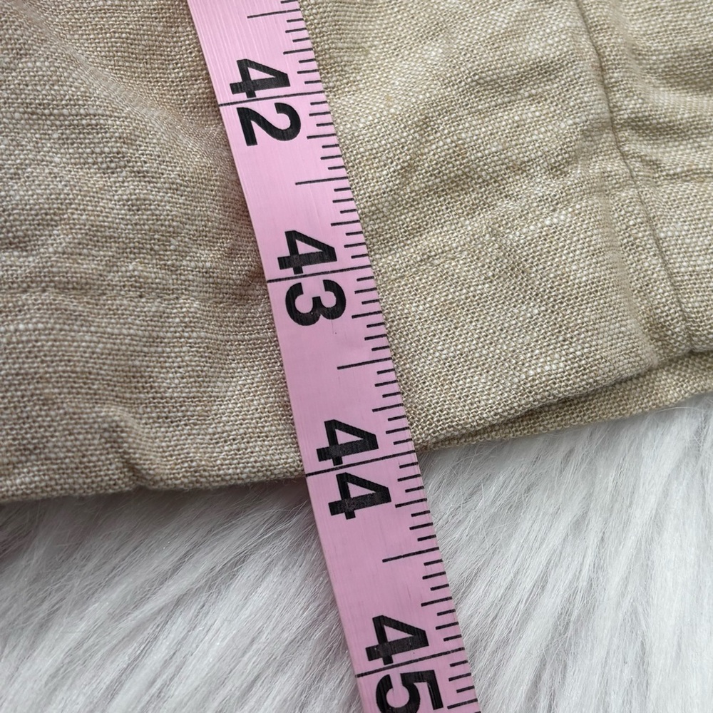 Old‎ Navy Size Medium Sleeveless Linen-Blend Midi Dress Flax Linen Square Neck - Picture 11 of 16